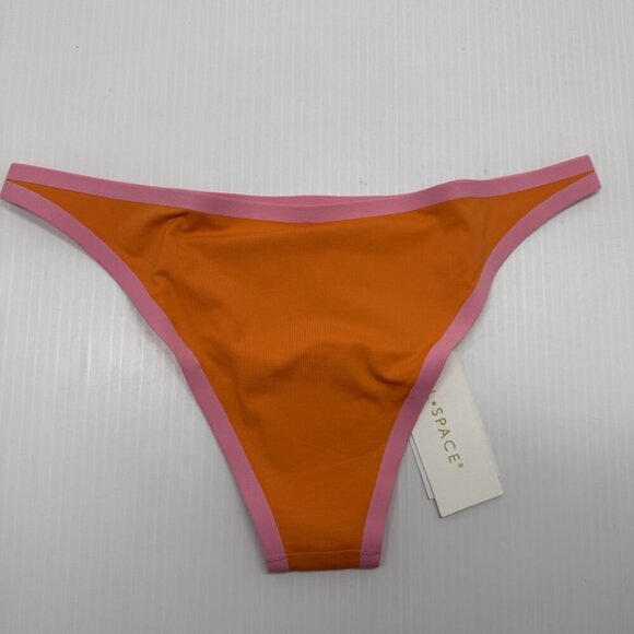 L Space Bikini Bottom Women's Tangerine / Guava Fused Camacho Classic Size S - Picture 7 of 8